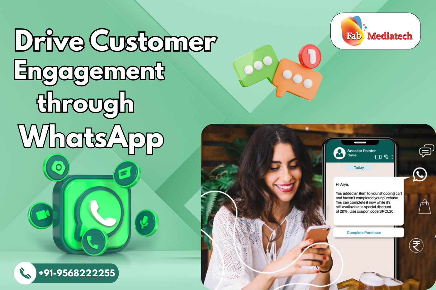 Drive Customer Engagement through WhatsApp